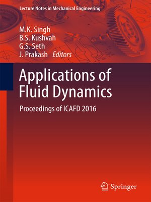 cover image of Applications of Fluid Dynamics